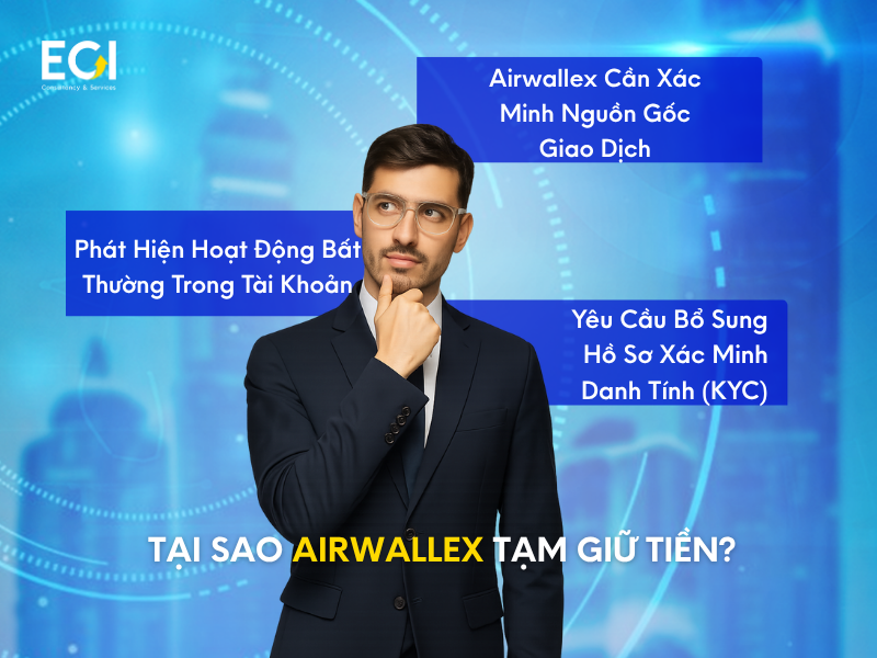 Tại Sao Airwallex Tạm Giữ Tiền?