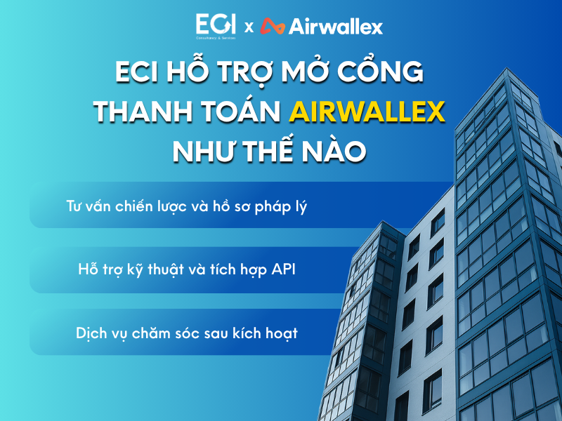 ECI Hỗ Trợ Mở Cổng Thanh Toán Airwallex Như Thế Nào